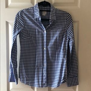 J Crew gingham shirt